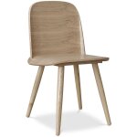 Privatefloor - chaise de salle à manger en bois - style scandinave - berd bois naturel Privatefloor - chaise de salle à manger en bois - style scandinave - berd bois naturel