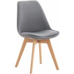 Clp - chaise de salle à manger / cuisine linares gris clair tissu Clp - chaise de salle à manger / cuisine linares gris clair tissu