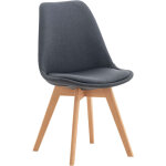 Clp - chaise de salle à manger / cuisine linares gris foncé tissu Clp - chaise de salle à manger / cuisine linares gris foncé tissu