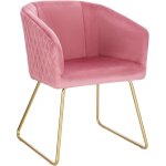 Chaise de salle  manger woltu chaise de cuisine chaise salon en velours, fauteuil chaise pieds en mtal ...