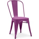 Privatefloor - chaise de salle � manger - design industriel - acier - mat - nouvelle �dition - stylix ...