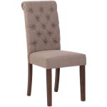 Clp - lisburn design chesterfield tortora, chaise de cuisine en tissu