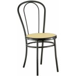 Chaise bistro salle � manger en m�tal caf� restaurant hotel thonet noir