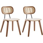 Wahson office chairs - chaise de salle  manger vintage lot de 2 chaise salle a manger bois et mtal ...