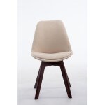 Clp - chaise de salle  manger robuste en cadre en bois et tissu couvrant diverses couleurs colore : ...