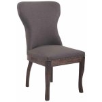 Clp - fauteuil de tissus baroques modernes couleur : gris fonc�