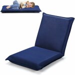 Relax4life - chaise de sol pliante avec dossier rglable en 6 position, tatami pour lire & jouer & mditer ...