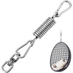 Chaise suspendue � ressort, ressort oscillant pour chaise suspendue, avec 2 mousquetons et crochet pivotant ...