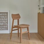 Berah getah - chaise en bois de teck massif naturel