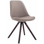 Clp - chaise toulouse en tissu rond les jambes tortora, cappuccino Clp - chaise toulouse en tissu rond les jambes tortora, cappuccino
