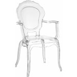 Fauteuil queen transparent louis ghost royal Fauteuil queen transparent louis ghost royal
