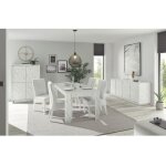 Meublorama - chaise urban simili - cuir blanc, dimensions: h99 x l46 x p63 cm, idéal pour une salle à ... Meublorama - chaise urban simili - cuir blanc, dimensions: h99 x l46 x p63 cm, idéal pour une salle à ...
