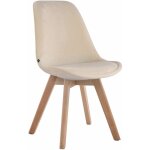 Clp - chaise en velours et structure en bois clair pour salle � manger diff�rentes couleurs colore : ...
