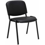 Clp - chaise de visiteur rembourr� en cuir en cuir eco chaise en attente classique diff�rentes couleurs ...