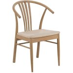 York chaise de salle  manger avec accoudoirs chne.