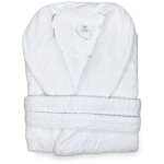 Chle peignoir ponge sans capuche blanc en pur coton fabriqu en italie xl