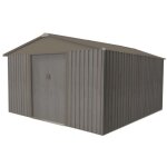 Chalet&jardin - abri jardin mtal - aspect bois vieilli 1010 - 9, 66 m - gris