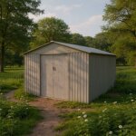 Chalet&jardin - abri jardin mtal - aspect bois vieilli 1014 - 13, 51 m - gris