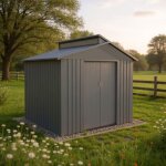 Chalet&jardin - abri jardin mtal - aspect bois vieilli 9363 - 5, 44 m - gris