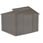 Chalet&jardin - abri jardin mtal - aspect bois vieilli 9384 - 7, 25 m - gris
