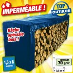 Chalet&jardin - bche outiror de protection - 70 gr / m2 titanium - bleu nuit dimensions: 1, 5 x 6 m