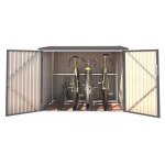 Chalet&jardin - coffre en métal - 4 vélos - 4, 02m² - 203 x 198 x 157 / 142 cm Chalet&jardin - coffre en métal - 4 vélos - 4, 02m² - 203 x 198 x 157 / 142 cm