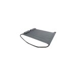 Chalet&jardin - lit double bain de soleil monaco en aluminium - gris anthracite