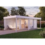 Chalet sauna johanna - 40 plus naturel , 40 mm Épaisseur de paroi 718 x 404 cm Chalet sauna johanna - 40 plus naturel , 40 mm Épaisseur de paroi 718 x 404 cm