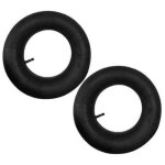 Chambre air 2 pices 4. 80 / 4. 00 - 8 avec valve droite, pour brouette, poussette, diable, tondeuse gazon, ...