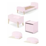 Chambre complte enfant 5p 'kiddy' rose