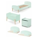 Chambre complète enfant 5p 'kiddy' vert menthe Chambre complète enfant 5p 'kiddy' vert menthe