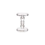 Chandelier porte bougie en verre taill� 13x13x19cm