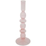 Chandelier verre rose clair h25, 7cm atmosphera cr�ateur d'int�rieur