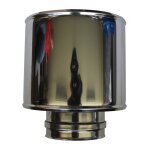 Sivac - chapeau anti - intemprie double paroi isole -  int / ext: 80 - 130
