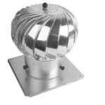 Chapeau de chemin�e rotatif turbo 150 mm galvanis� - rkm tur 150z