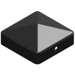 Chapeau de poteau, capuchon de poteau mermier par lot de 2 - 70x70 mm