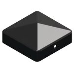 Chapeau de poteau, capuchon de poteau mermier par lot de 2 - 90x90 mm