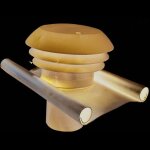 Chapeau de toiture plastique ardoise ?160 - cara?160a econoname - cara?160a