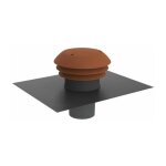Econoname - chapeau de toiture plastique tuile ?125 - cara?125t cara?125t