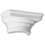 Profhome decor - chapiteau de demi - colonne profhome 415101 moulure de fa�ade colonne �l�ment de fa�ade ...