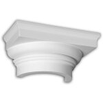 Profhome decor - chapiteau de demi - colonne profhome 445101 moulure de fa�ade colonne �l�ment de fa�ade ...