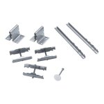 Chappee - kit radiateur fonte de fixation complet pour tous les radiateurs fonte