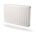 Radiateur acier eau chaude 957w radson compact type 22 horizontal blanc - 22h500x600