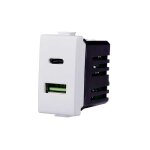 Double prise de chargeur usb type a + c 5v 3. 1a compatible avec la s�rie solaire matix