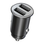 Chargeur allume cigare usb, ultra compact usb 24w / 4. 8a chargeur de voiture, en alliage d'aluminium ...