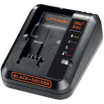 Black&decker - chargeur de batterie 2 ah - compatible avec toutes les batteries 18 v de la marque black ...