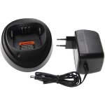 Vhbw - chargeur compatible avec motorola nntn4497ar batteries de radio - socle + prise, 7, 6 v, 0, 9 ...