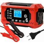 Chargeur de batterie voiture, chargeur batterie 12v 6a intelligent chargeur batterie moto avec �cran ...