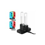 Chargeur pour lectroportatif 4 en 1 chargeur compatible avec manettes joy - con nintendo switch, station ...