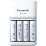 Chargeur de piles rondes nimh avec accus panasonic smart & quick bq - cc55 + 4x eneloop aa x926872
